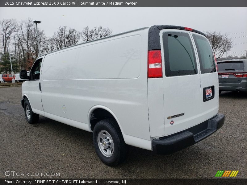 Summit White / Medium Pewter 2019 Chevrolet Express 2500 Cargo WT