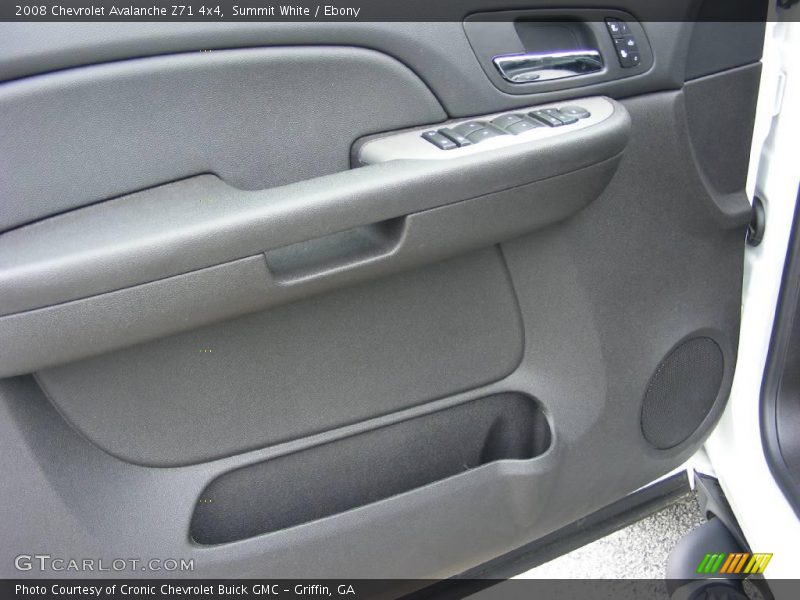 Summit White / Ebony 2008 Chevrolet Avalanche Z71 4x4