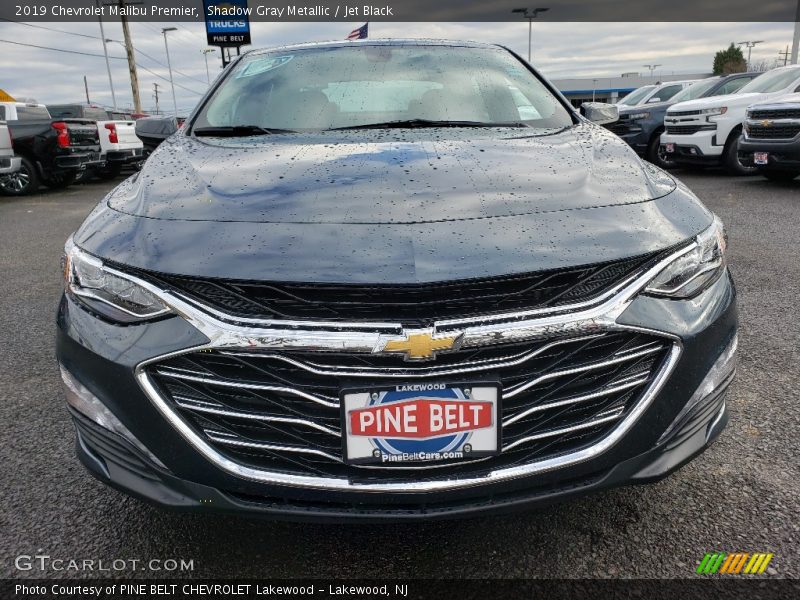 Shadow Gray Metallic / Jet Black 2019 Chevrolet Malibu Premier