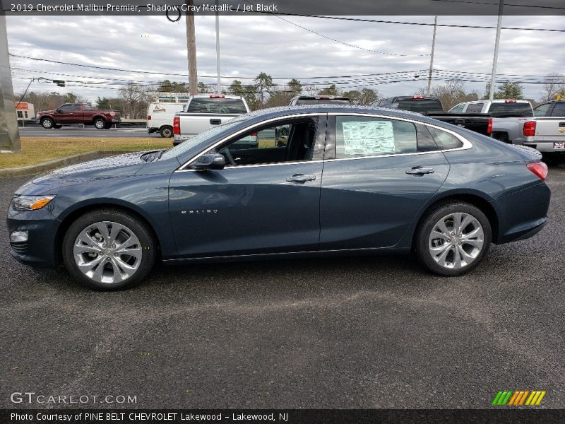 Shadow Gray Metallic / Jet Black 2019 Chevrolet Malibu Premier