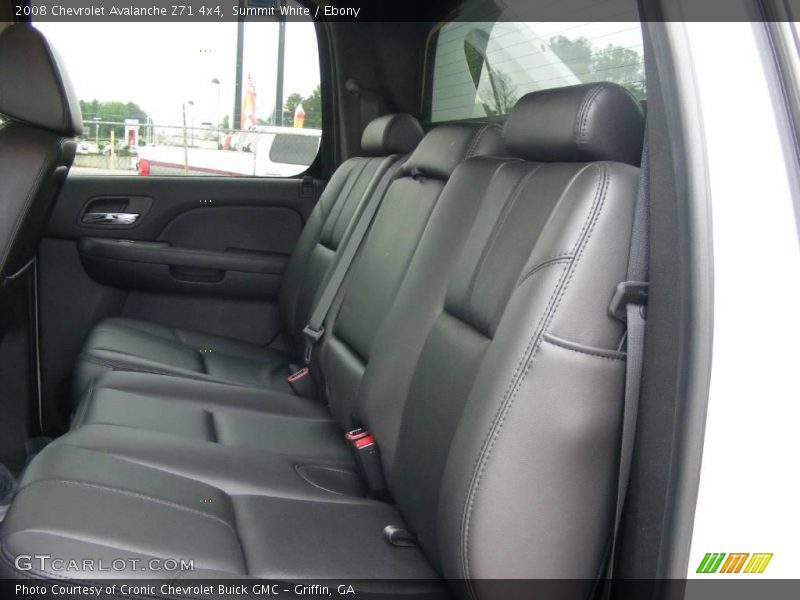 Summit White / Ebony 2008 Chevrolet Avalanche Z71 4x4