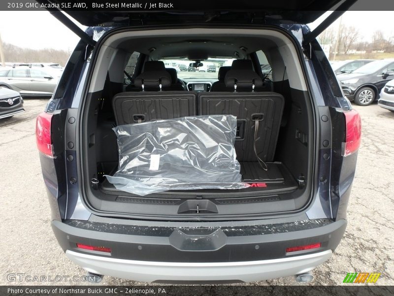 Blue Steel Metallic / Jet Black 2019 GMC Acadia SLE AWD