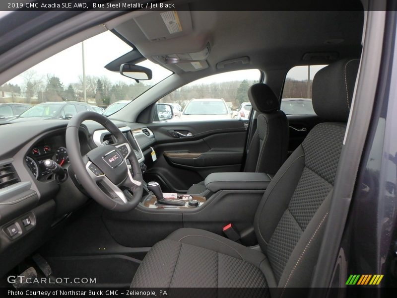 Blue Steel Metallic / Jet Black 2019 GMC Acadia SLE AWD