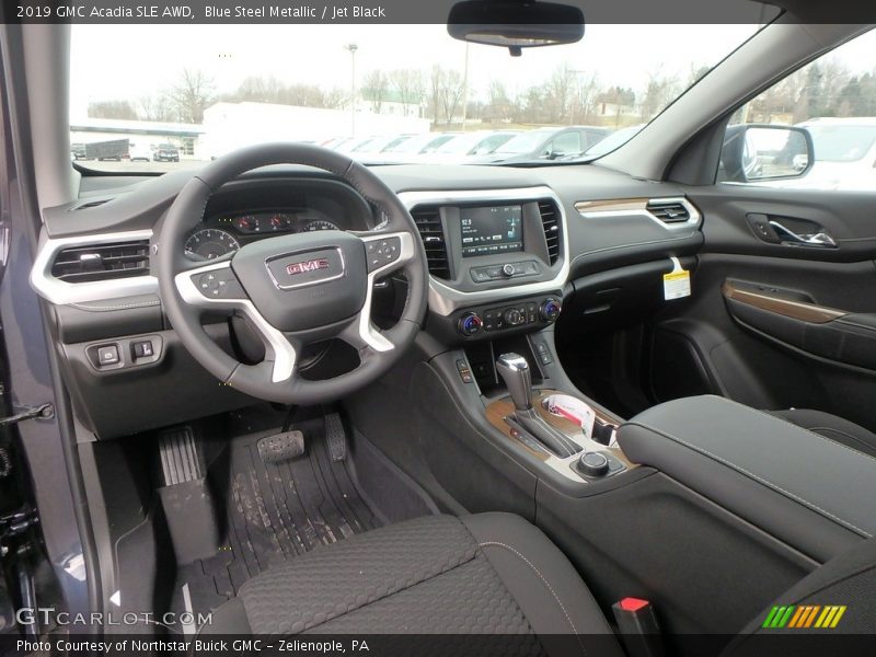 Blue Steel Metallic / Jet Black 2019 GMC Acadia SLE AWD