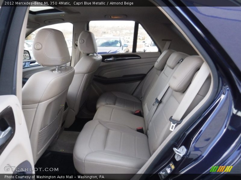 Capri Blue Metallic / Almond Beige 2012 Mercedes-Benz ML 350 4Matic