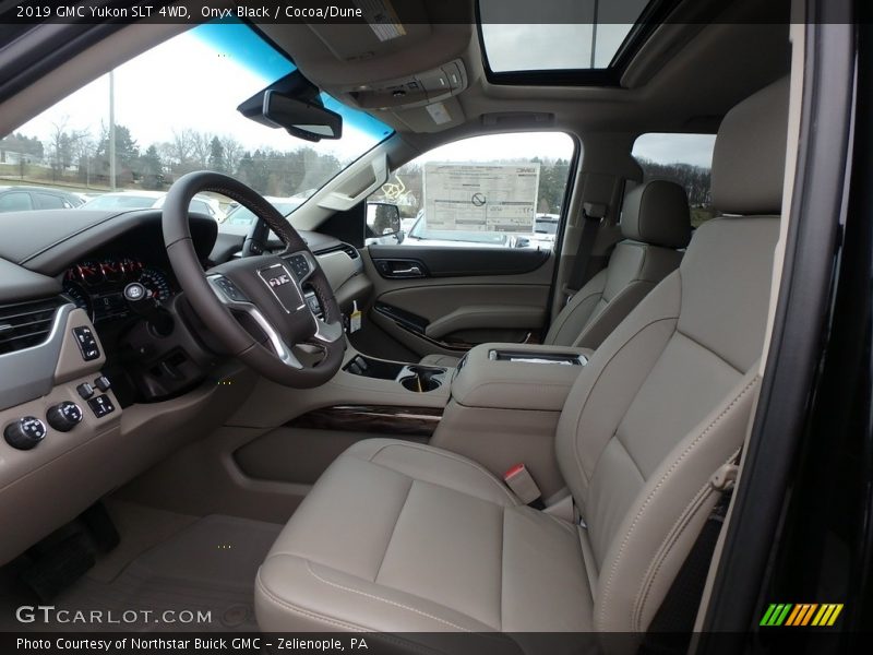 Onyx Black / Cocoa/Dune 2019 GMC Yukon SLT 4WD