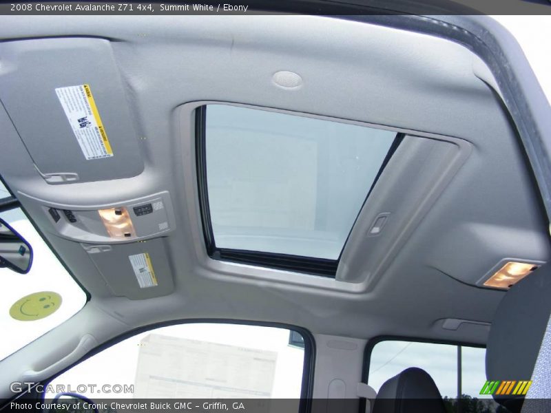Summit White / Ebony 2008 Chevrolet Avalanche Z71 4x4