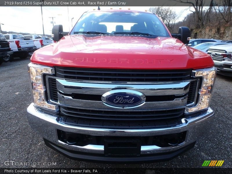 Race Red / Earth Gray 2019 Ford F250 Super Duty XLT Crew Cab 4x4