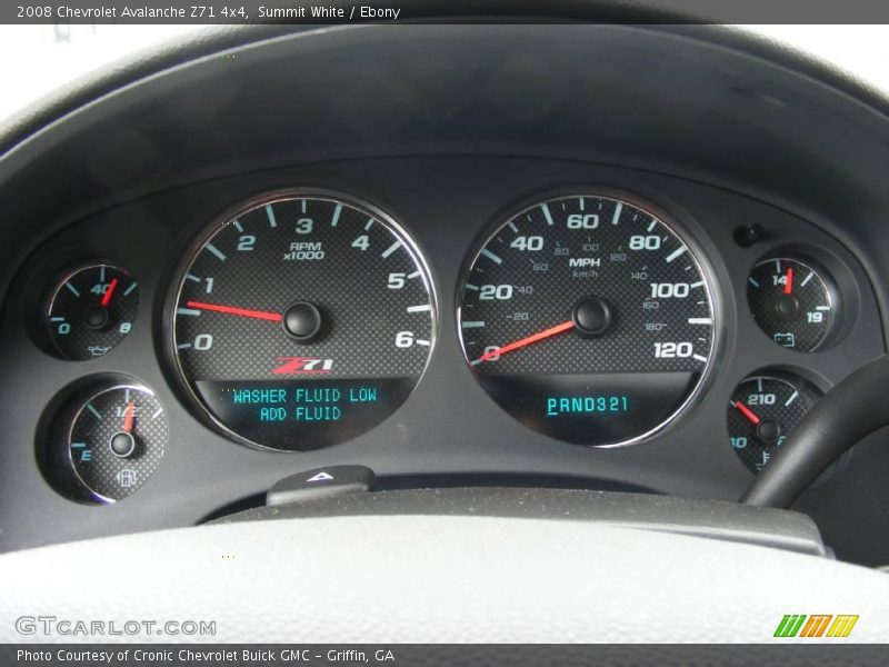 Summit White / Ebony 2008 Chevrolet Avalanche Z71 4x4