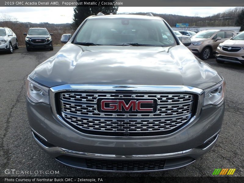 Pepperdust Metallic / Cocoa/Shale 2019 GMC Acadia Denali AWD