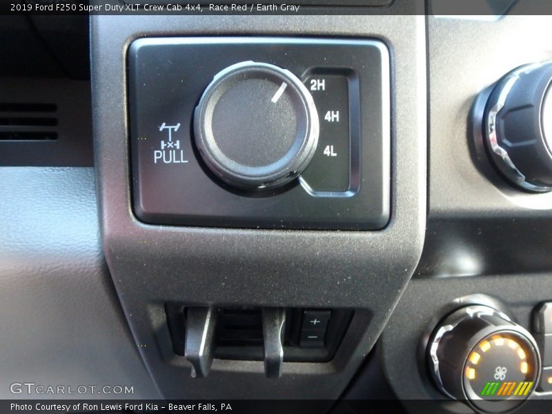 Controls of 2019 F250 Super Duty XLT Crew Cab 4x4