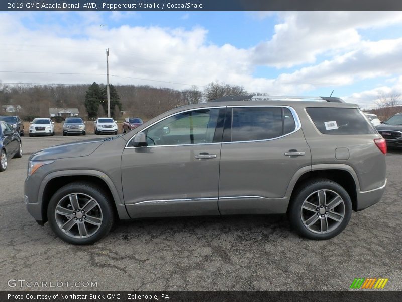 Pepperdust Metallic / Cocoa/Shale 2019 GMC Acadia Denali AWD