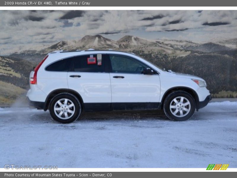 Taffeta White / Gray 2009 Honda CR-V EX 4WD