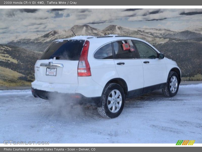 Taffeta White / Gray 2009 Honda CR-V EX 4WD