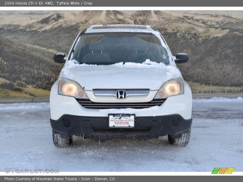 Taffeta White / Gray 2009 Honda CR-V EX 4WD