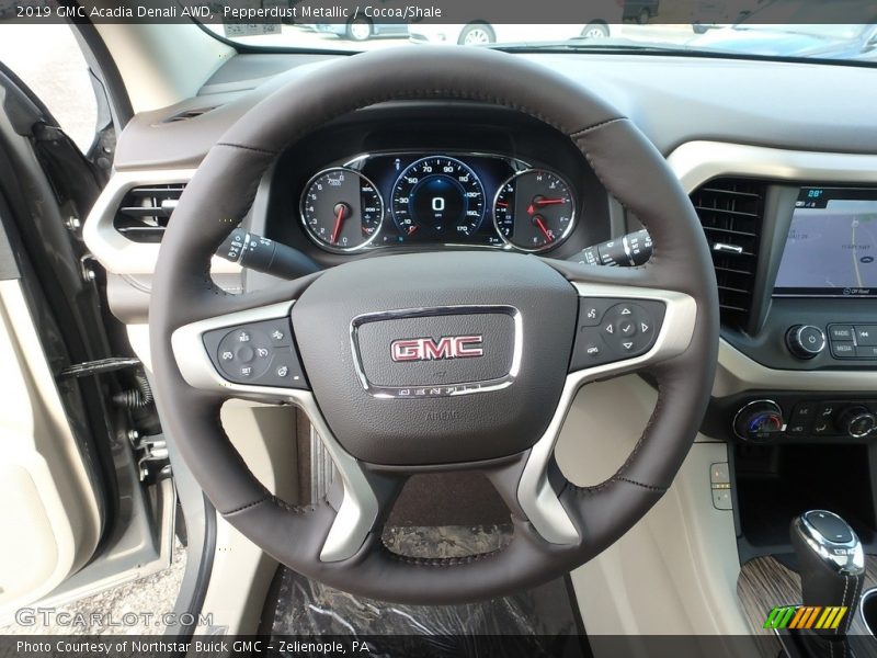 Pepperdust Metallic / Cocoa/Shale 2019 GMC Acadia Denali AWD