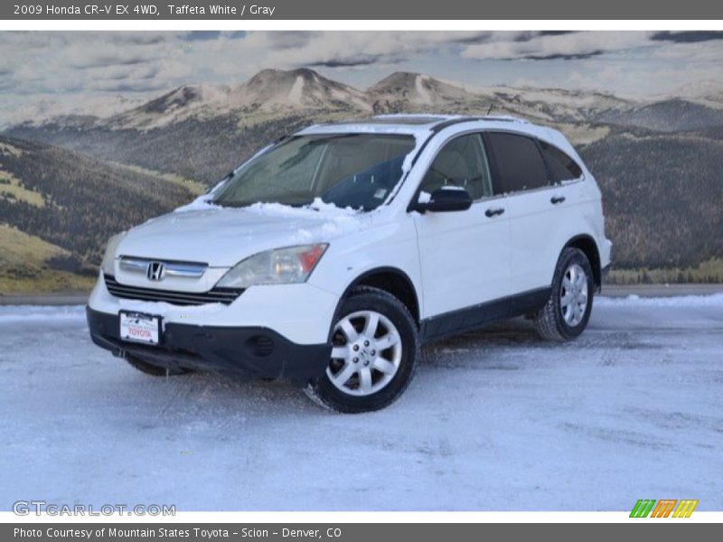 Taffeta White / Gray 2009 Honda CR-V EX 4WD