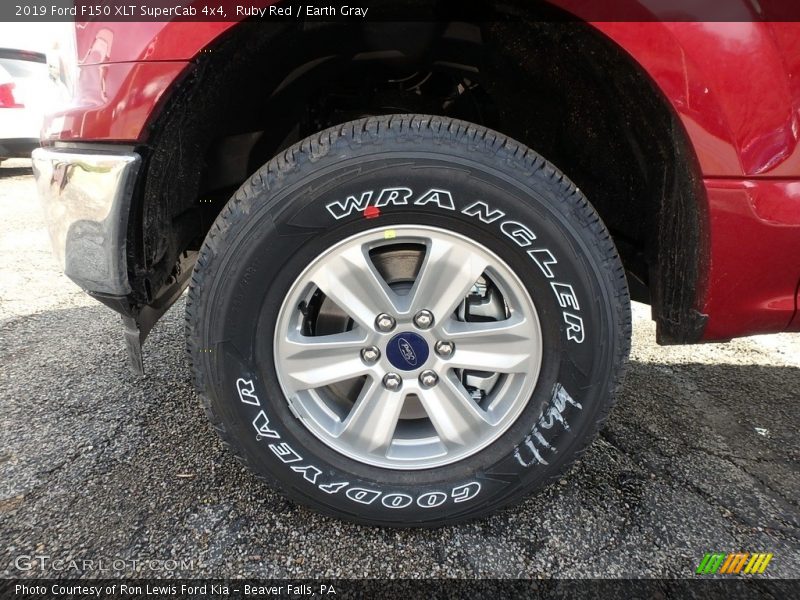 Ruby Red / Earth Gray 2019 Ford F150 XLT SuperCab 4x4