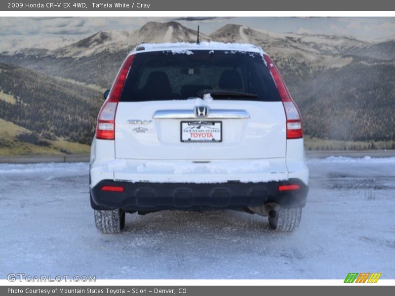 Taffeta White / Gray 2009 Honda CR-V EX 4WD