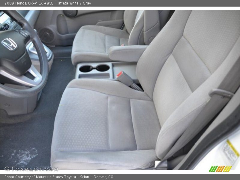 Taffeta White / Gray 2009 Honda CR-V EX 4WD