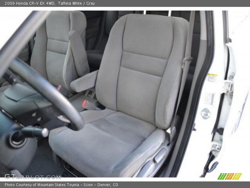 Taffeta White / Gray 2009 Honda CR-V EX 4WD