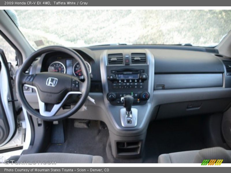 Taffeta White / Gray 2009 Honda CR-V EX 4WD