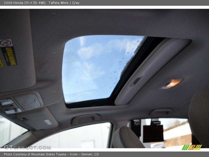 Taffeta White / Gray 2009 Honda CR-V EX 4WD