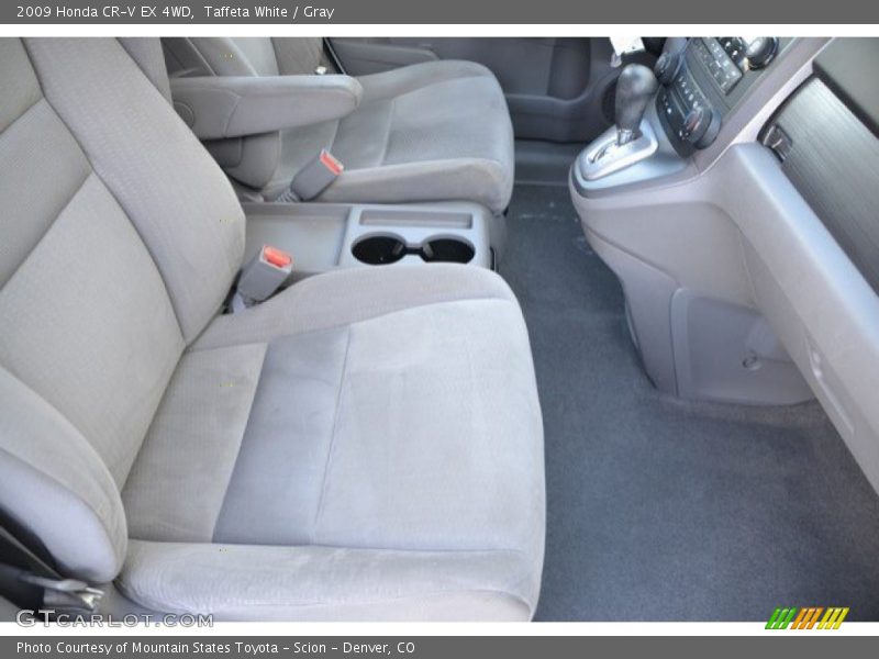 Taffeta White / Gray 2009 Honda CR-V EX 4WD