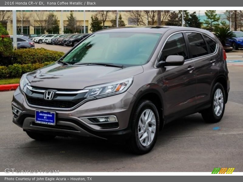 Kona Coffee Metallic / Black 2016 Honda CR-V EX