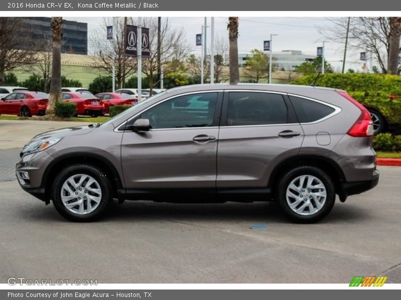 Kona Coffee Metallic / Black 2016 Honda CR-V EX