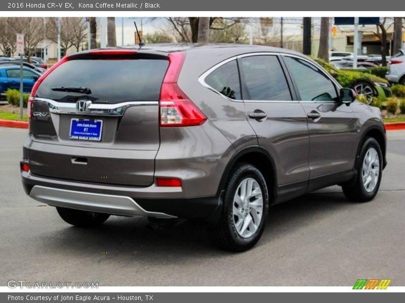 Kona Coffee Metallic / Black 2016 Honda CR-V EX