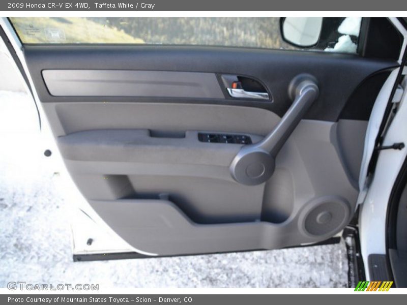 Taffeta White / Gray 2009 Honda CR-V EX 4WD