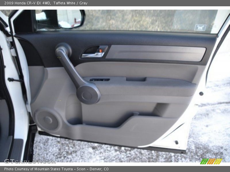 Taffeta White / Gray 2009 Honda CR-V EX 4WD