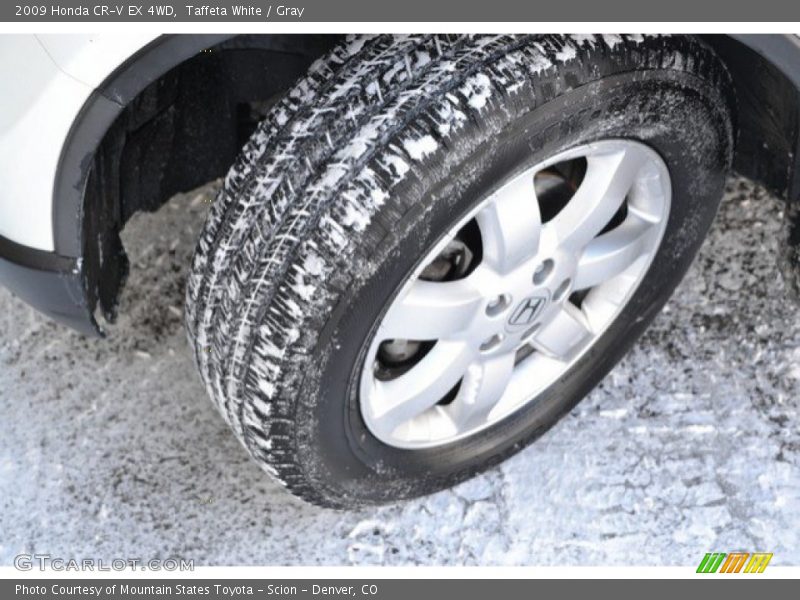 Taffeta White / Gray 2009 Honda CR-V EX 4WD
