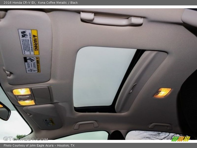 Kona Coffee Metallic / Black 2016 Honda CR-V EX