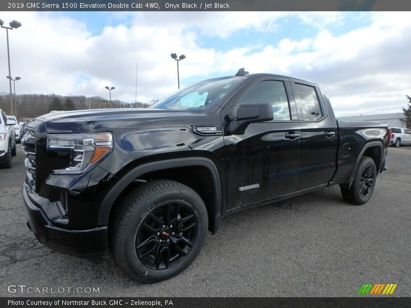 Onyx Black / Jet Black 2019 GMC Sierra 1500 Elevation Double Cab 4WD