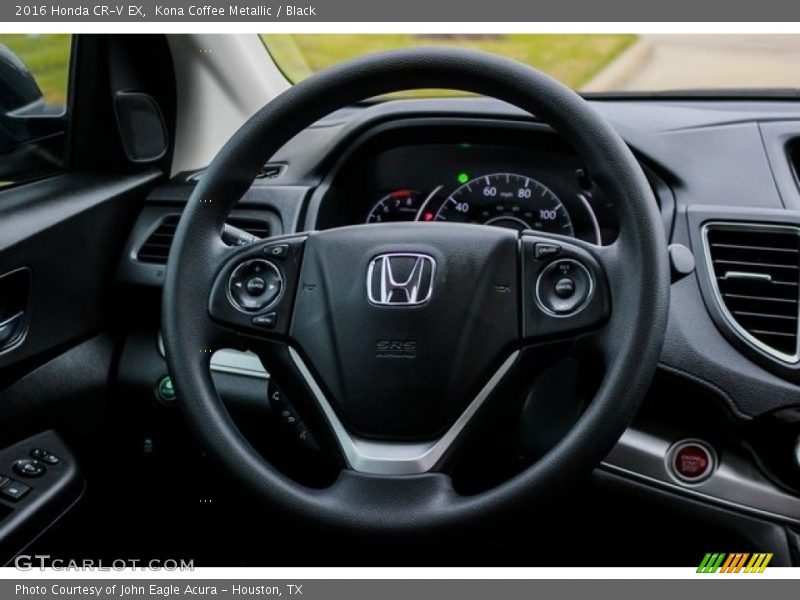 Kona Coffee Metallic / Black 2016 Honda CR-V EX