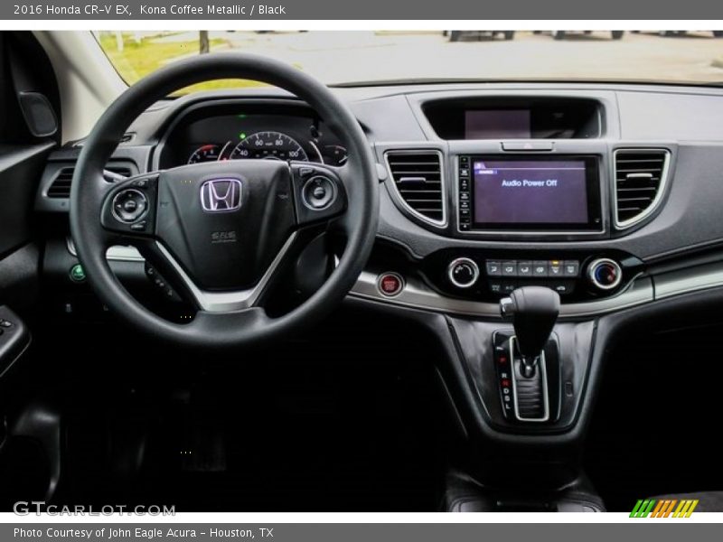 Kona Coffee Metallic / Black 2016 Honda CR-V EX