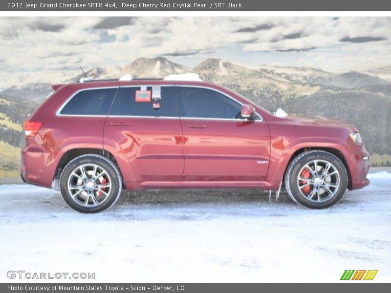 Deep Cherry Red Crystal Pearl / SRT Black 2012 Jeep Grand Cherokee SRT8 4x4