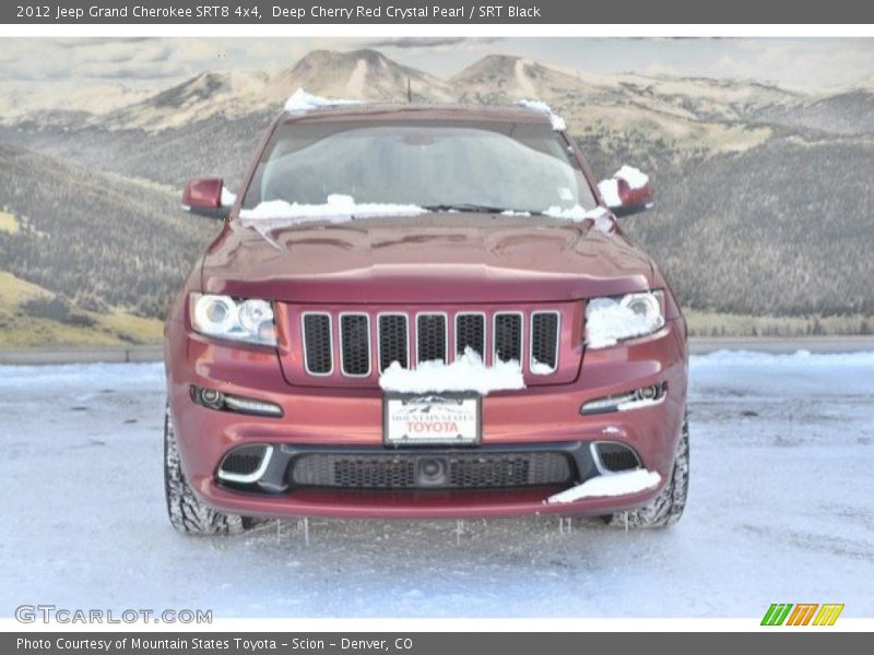 Deep Cherry Red Crystal Pearl / SRT Black 2012 Jeep Grand Cherokee SRT8 4x4