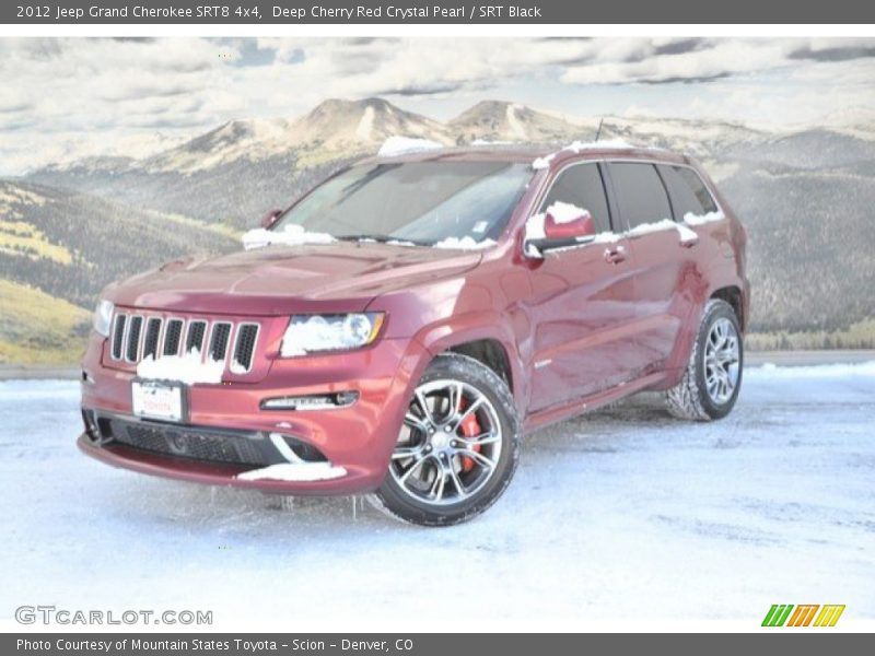 Deep Cherry Red Crystal Pearl / SRT Black 2012 Jeep Grand Cherokee SRT8 4x4
