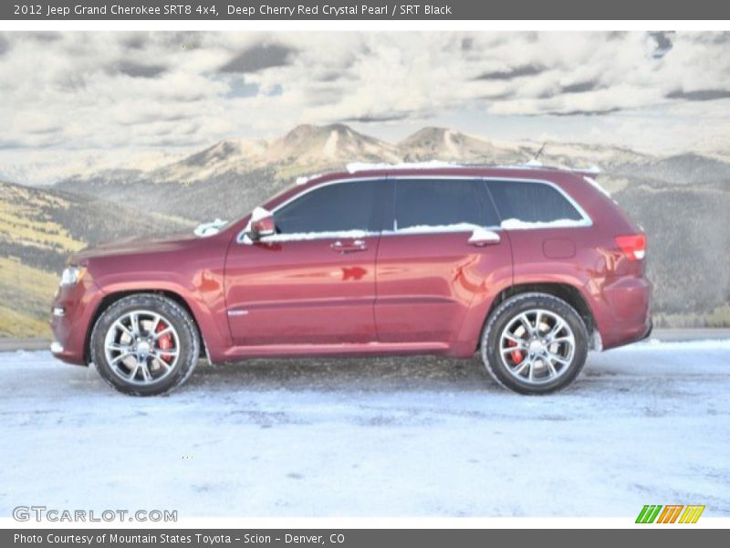 Deep Cherry Red Crystal Pearl / SRT Black 2012 Jeep Grand Cherokee SRT8 4x4