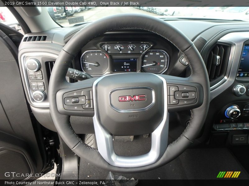  2019 Sierra 1500 Elevation Double Cab 4WD Steering Wheel