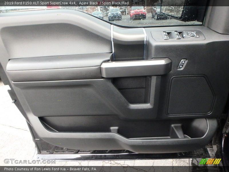 Agate Black / Sport Black/Red 2019 Ford F150 XLT Sport SuperCrew 4x4