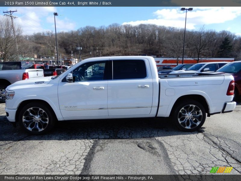Bright White / Black 2019 Ram 1500 Limited Crew Cab 4x4