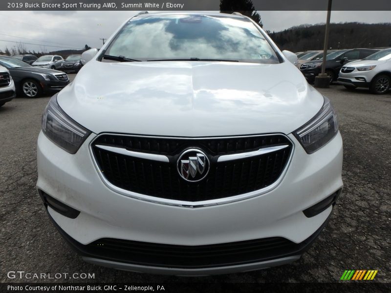 Summit White / Ebony 2019 Buick Encore Sport Touring AWD