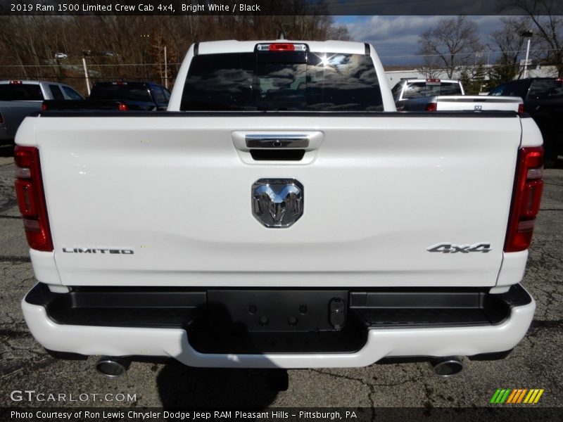 Bright White / Black 2019 Ram 1500 Limited Crew Cab 4x4