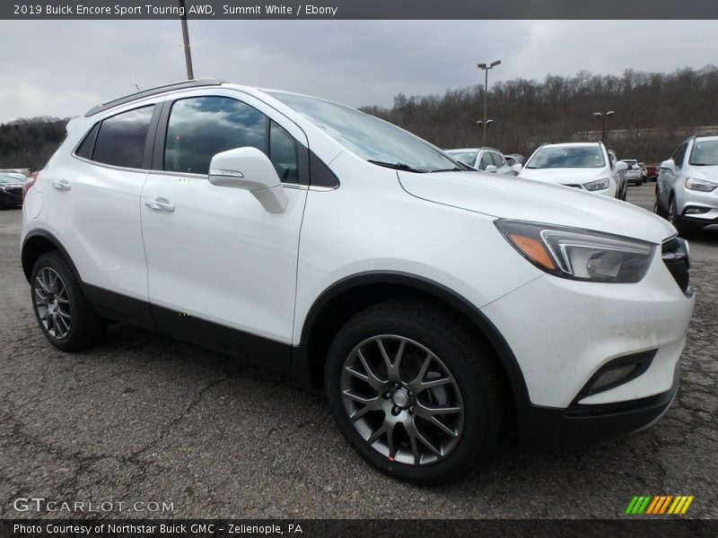 Summit White / Ebony 2019 Buick Encore Sport Touring AWD