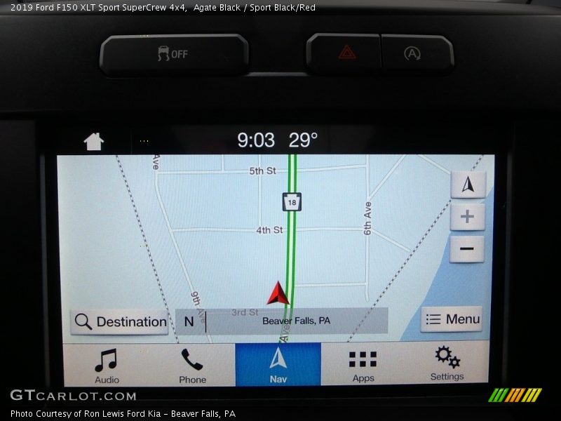 Agate Black / Sport Black/Red 2019 Ford F150 XLT Sport SuperCrew 4x4