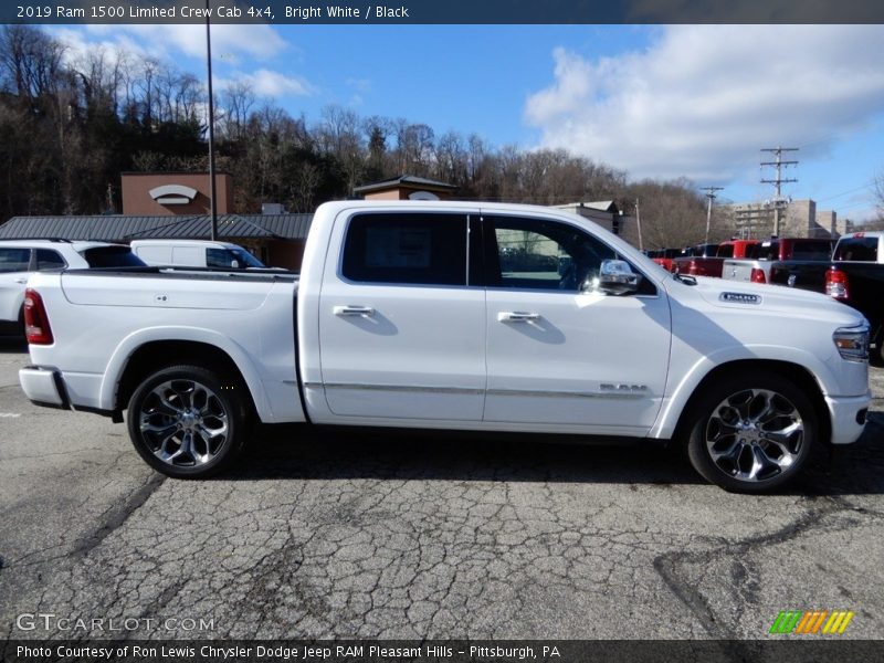Bright White / Black 2019 Ram 1500 Limited Crew Cab 4x4